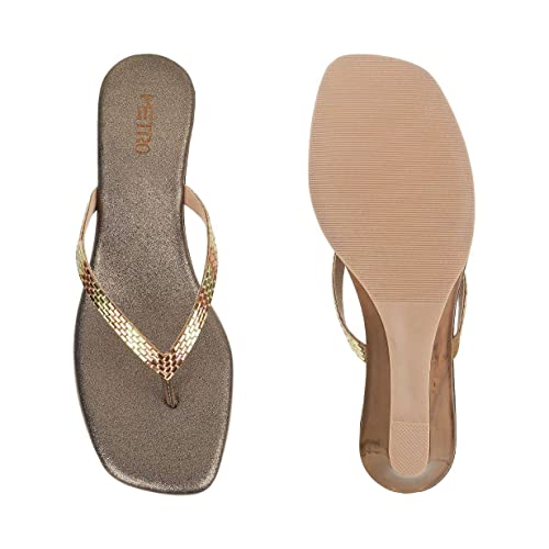 Metro Women Etnic Slip-on heel Sandal
