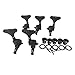 ZUXOCY 2L3R Sealed Bass Tuners Tuning Keys Pegs 5 String Bass Guitar Machine Heads Musical Instrument Accessories