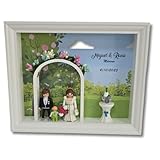 CUADRO PLAYMOBIL Modelo BODA. Regalo para Novios y enamorados. Ideal para BODAS, ANIVERSARIOS, SAN VALENTÍN y otras ocasiones especiales. Regalos personalizados. Regalos TPMAS.