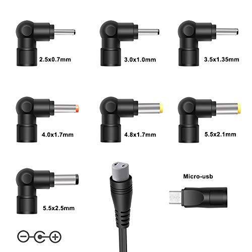 Powseed Dc12V Car Charger 34W Universal Power Adapter W/Usb Port For Dash Cam Breast Pumps Speakers Smart Phone Tablets & Micro Usb Devices, Output 3V 4.5V 5V 6V 7.5V 9V 12V Multi-Voltage Car Adapter #TOP4