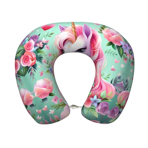 Almohada de viaje espuma viscoelástica forma U miniatura 1