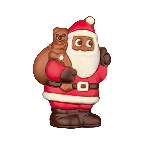 Weibler Weihnachtsmann mit Sack und Teddy 75 g