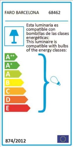 France Luminaires Staande lamp Papua wit metaal textiel photo 3
