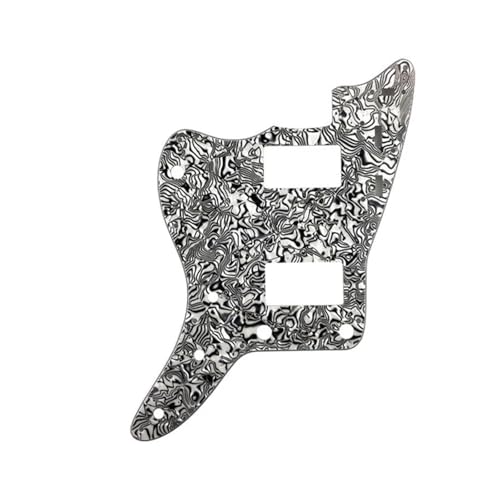 エレキギターのピックガード 左利き用ギター用ピックガード(13本のネジ付き)PAFハムバッカー用スクラッチプレート交換用(Style 29)