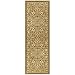 Maples Rugs Runner Rug - Pelham 2' x 6' Non Skid Hallway Carpet Entry Rugs Runners [Made in USA] for Kitchen and Entryway, Khaki