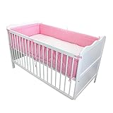 TupTam Protector para Cama de Bebé Largo Acolchado, Pequeñ