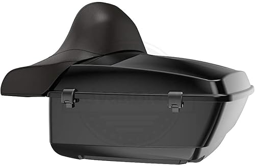 Miniatura 9 de Harley Tour Pack motocicleta Vivid Black King Tour Pack Bolsa de almacenamiento Tour Pak Fit para Harley Touring 2009+, maletero de equipaje de