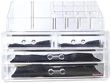 Makeup Organizer - Acrylic Jewelry Display Box