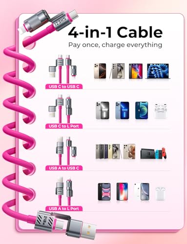 Câble USB C vers Lightning 240W en nylon tressé haute performance pour iPhone