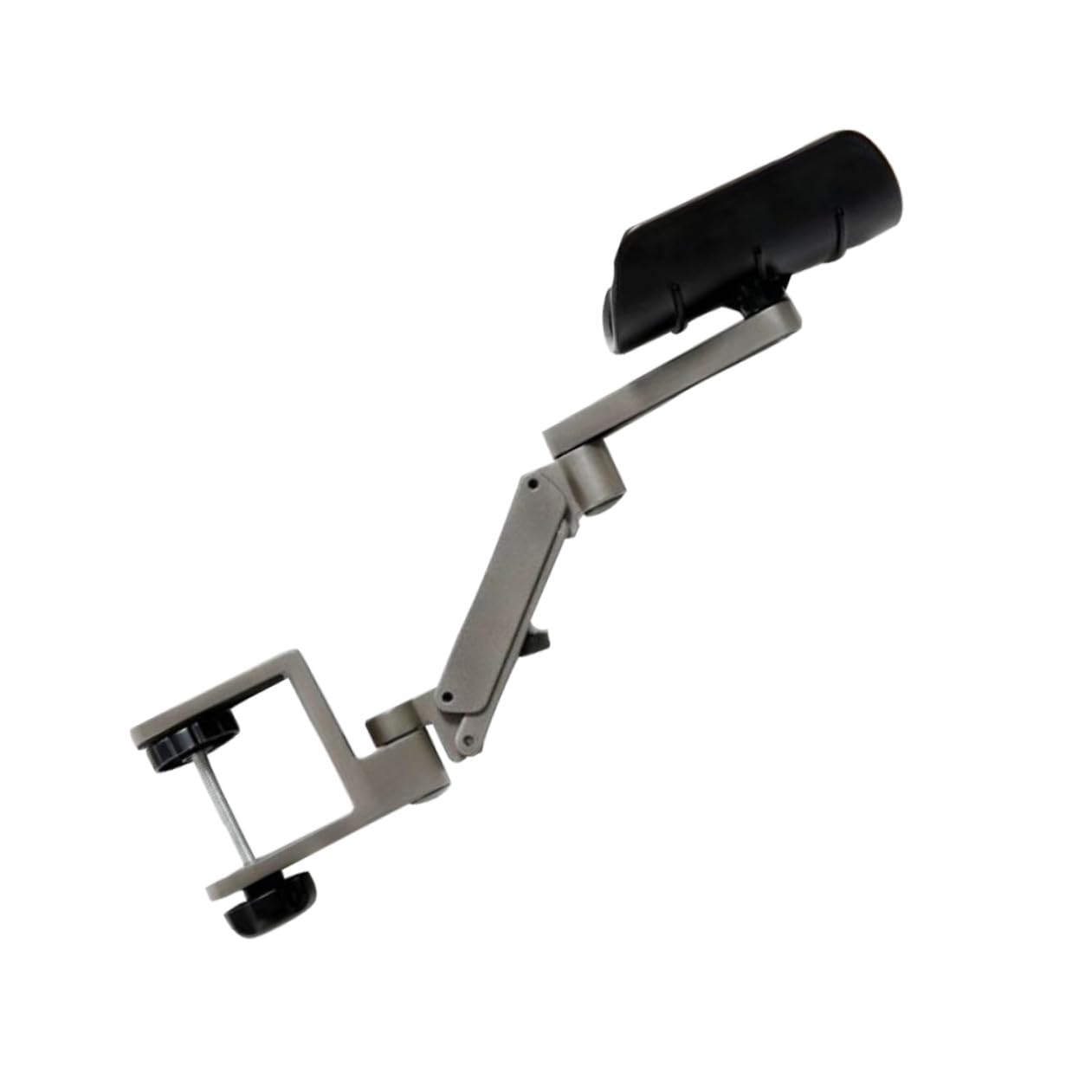 SHINEOFI Tappetino Mouse Ergonomico Poggiapolso Supporto Per Braccio Del Computer in Metallo Regolabile Staffa Per Computer Grigio