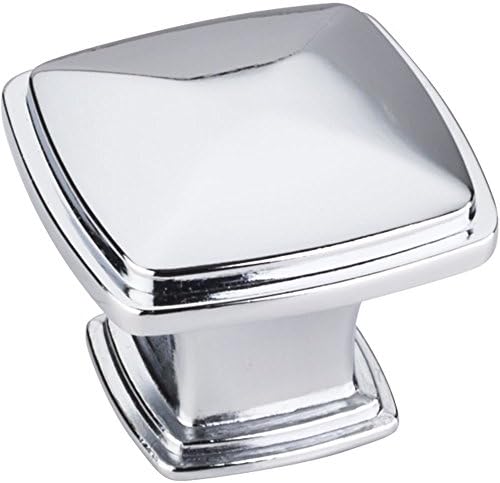 Jeffrey Alexander 1091PC Milan 1 Collection Knob, Polished Chrome