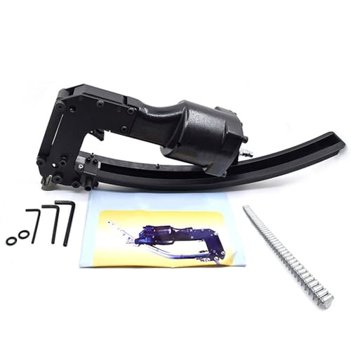 BDJSN Pneumatic Clamping Gun, Pneumatic Clinching Clipper Tool, Pneumatic Fastening Gun for Mattress, Pet Cage, Fishing Cage, Seat