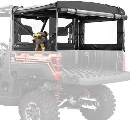 Amazon.com: KEMIMOTO UTV Soft Cargo Camper Bed Cover Rack Compatible ...