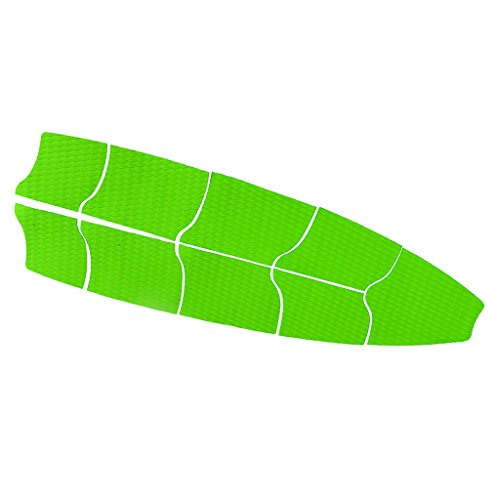 Dovewill 9 Pieces/Set Premium Performance EVA Surfboard Stand Up Paddleboard Surfing SUP Deck Pad/Traction Pad/Tail Pads - Choice of Color - Green