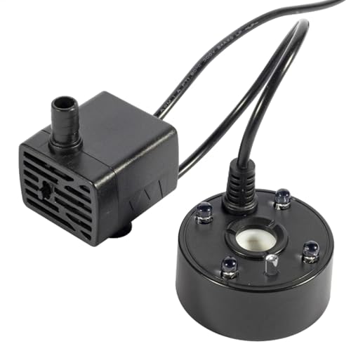 à ultrasons – à ultrasons avec lumières LED | Machine à brouillard pour étang, de bassin, de brouillard pour fontaine à eau, étang, aquarium