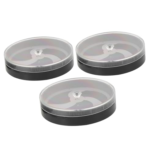 Holibanna 3 Piezas Estuche Rígido para Relojes Transparente Resistente Golpes Caja Portátil para para Viajes y Almacenamiento Seguro