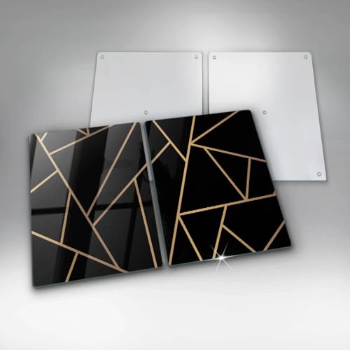 Protection plaque cuisson induction résistante aux chocs Wallfluent 2 pièces 40x52 - 6