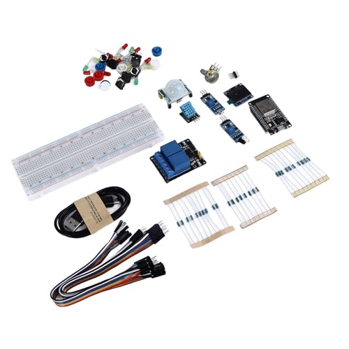 Placa de desarrollo con pantalla OLED kit de electrónica y luces LED diy 2