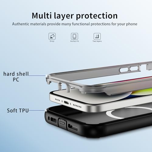 Coque iPhone 14/13 Asuwish protection intégrale Noir HY3FCXZJ
