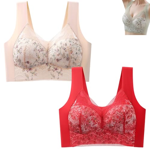 Gilet de soutien-gorge push-up sans jante brassière sexy dos dentelle M