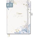 Häfft-Timer Deluxe 2023/2024 A5 [Time to Grow] Hardcover Schüler-Kalender Schüler-Planer, Schulplaner, Studienplaner/Semesterplaner für Oberstufe, Ausbildung, Studium | nachhaltig & klimaneutral