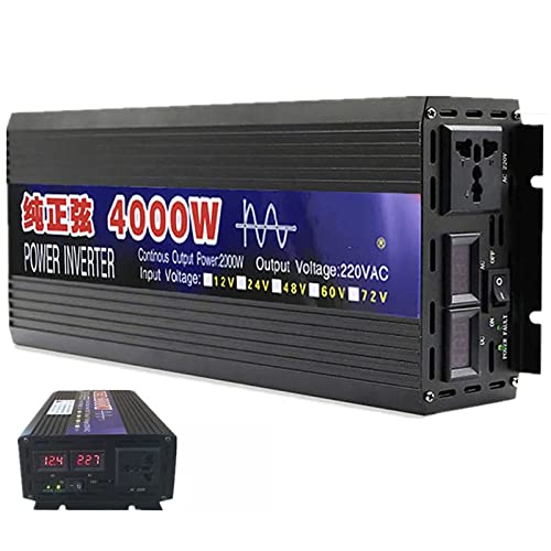 Onduleur de puissance haute performance 5000W 6000W 8000W à signal pur LCD