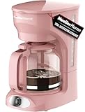 MÜELLERHOME 12-Cup Pink Coffee Maker -...
