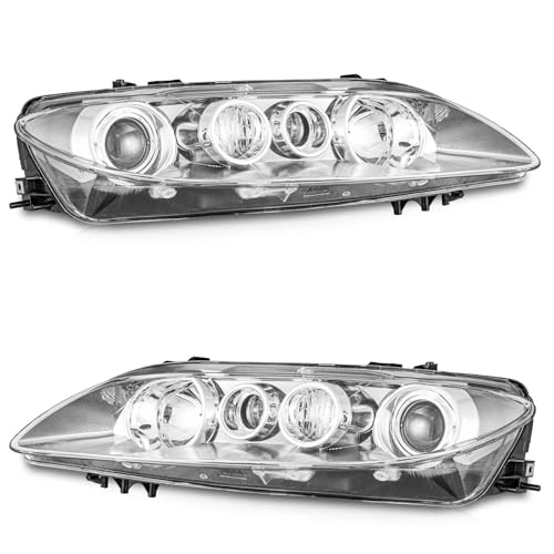 WEELMOTO Headlights Compatible with 2006 2007 2008 Mazda 6 Headlight