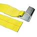 US Cargo Control 4 Inch x 5 Foot Roll Off Container Winch Strap with Large Flat Hook