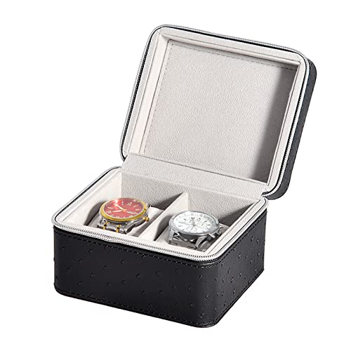 Boîte montre haut de gamme avec intérieur feutré doux pour homme