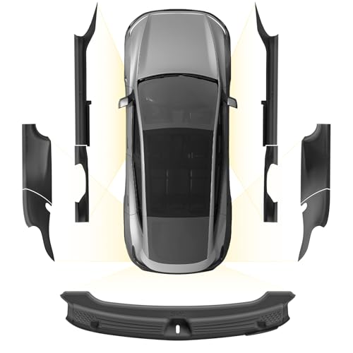 Protection de Seuil pour Tesla Model Y Juniper - Évitez les Rayures de Porte et Coffre 3W