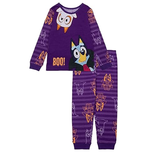 Opiniones y reviews de Pijamas para Niña - los preferidos. 44 Bluey - Conjunto de Pijama de algodón de 2 Piezas para niñas, Suave y Lindo para niños, Boo Sisters, 4 Años