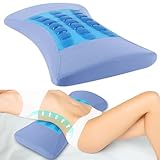 Hypuno Orthopädisches Lendenkissen mit kühlender Gel-Schicht Ergonomische Rücken...