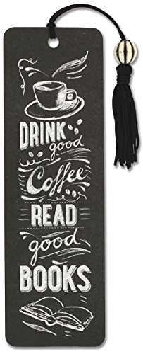 Coffee & Books Beaded Bookmark,1Pc #TOP11