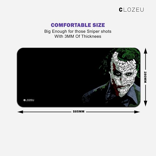 Image of Mouse Pad, Large Extended Desk Mouse Pad, Non-Slip Spill-Resistant, Special-Textured Surface, Gamer /Office /Home 58.5cm x 28cm