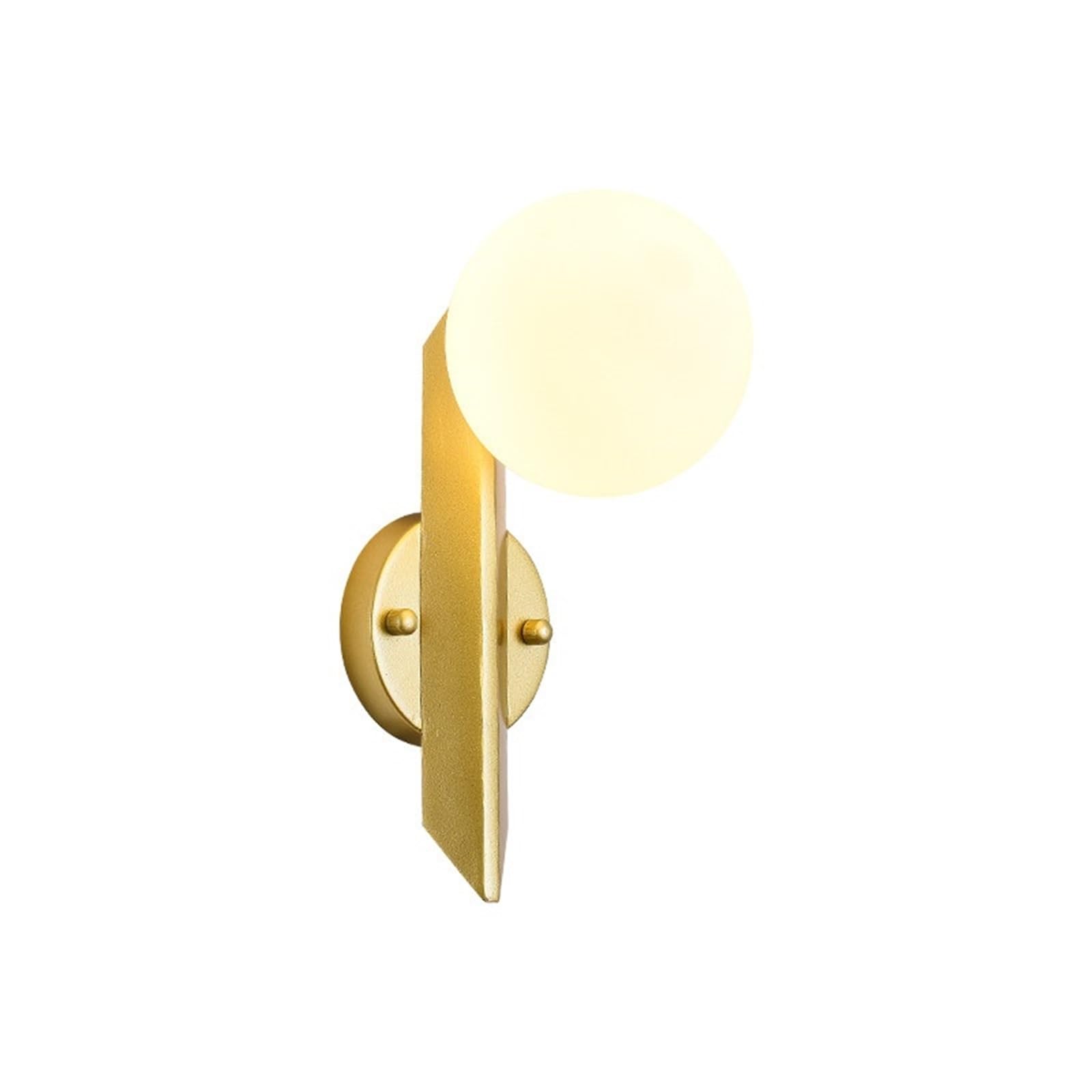 Wqqyu6hkf One Color Lights Gold Geometric Wall Sconce Globe Lamp For Bedroom Hallway Lamps