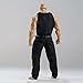 Fremego 1/12 Scale Male Clothes,Male Black Tank Tops Vest Clothing Accessory for 6inch Strong Muscular Action Figure Body