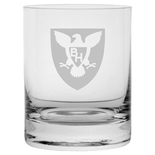 86th Infantry Division Personalized Etched 11oz Crystal Rocks Whisky Glass