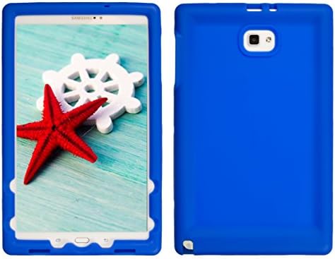 Bobj Rugged Case for Samsung Galaxy Tab A 10.1 with S Pen, SM-P580, SM-P585 - BobjGear Custom Fit - Patented Venting - Sound Amplification - BobjBounces Kid Friendly (Batfish Blue)