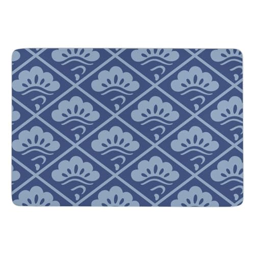 カーペット 和風 和柄 松粒 ラグマット ドアマット ラグ 滑り止め付 耐摩耗性 抗菌防臭 長方形 柔らかい 折り畳み ベッドサイド ホール 子供部屋 書斎 居間 寝室用 廊下マット 150*100cm