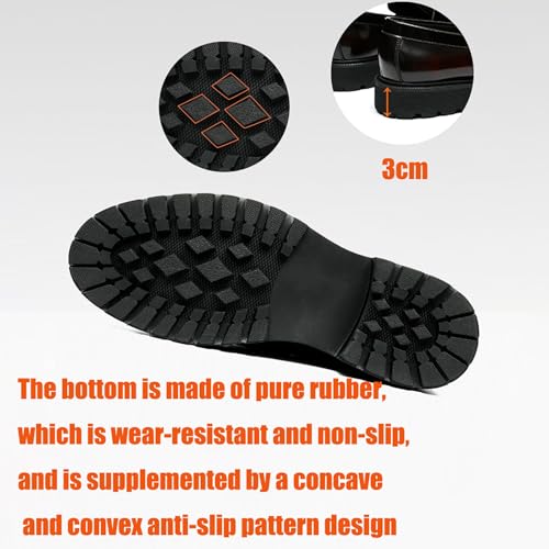Men's Dress for Business and Casual Premium Leather Slip-On Shoes with Anti-Slip Sole Workplace, Weddings, Daily Wear4