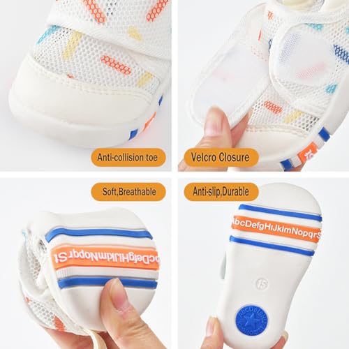 FCTREE Baby Boys Girls Sports Sandals Breathable Summer Mesh Sneakers Beach Aquatic Water Shoes Toddler First Walking Shoe3