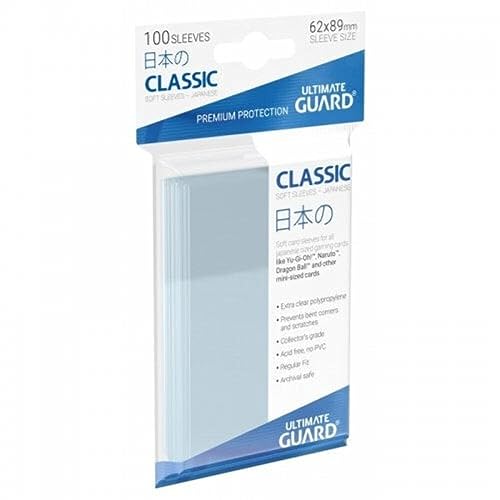 Êltimo Guardia UGD010069 - Casos Suaves clásicas, tamaño de Japón, 100 Piezas, Transparente