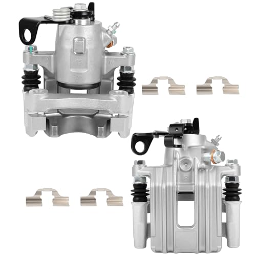 Image of SCITOO Rear Left & Right Disc Brake Calipers With Bracket 19B2577 19B2576 | Fit For Audi,For Volkswagen Models - For Type 1 2000-2010,For Golf 2000-2006,For Golf City 2007-2010,For TT 2000-2006 2PCS