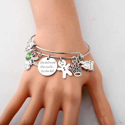 FAADBUK Cartoon Movie Inspired Bracelet Monster Musical Theatre Gift Donkey Dragon Charm3