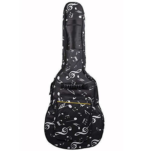 Nuzamas Guitare Sac de transport rembourré, Oxford, Fit Taille 1 000 864,1 cm guitares, double réglable Sangles de sac à dos d’épaule, grande poche et 4 clavier Book page Clips - Les Beatles, Paul McCartney, John Lennon, RIngo Starr, George Harrison Nuzamas Guitare Sac de transport rembourré, Oxford, Fit Taille 1 000 864,1 cm guitares, double réglable Sangles de sac à dos d'épaule, grande poche et 4 clavier Book page Clips – Image 3