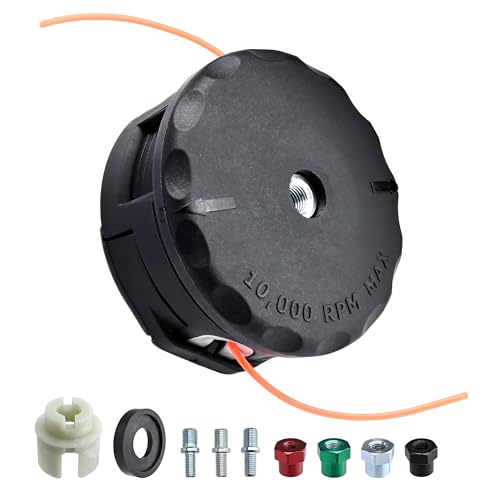 YGQ Speed Feed 400 Trimmer Head Compatible with Shindaiwa T235 T242 Echo SRM225 GT225 PAS225 SRM210 SRM2100 SRM230 PAS230 99944200907 78890-30000 Universal String Trimmer Brush Cutter Weed Eater Head