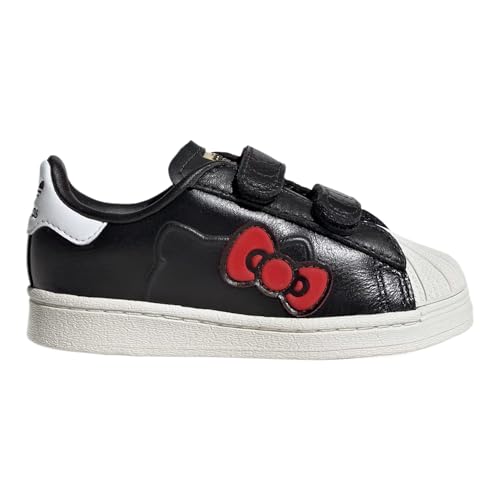 Hello Kitty Superstar Infant Toddler Lifestyle Shoes (Black/White/Red)