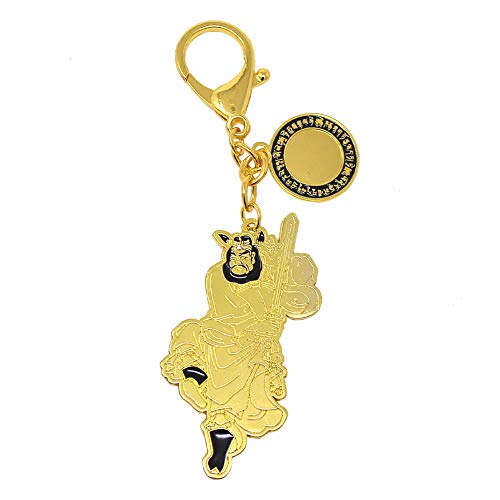 Chung Kwei W4244 fengshuisale : porte-clés or de protection spirituelle contre le mauvais œil