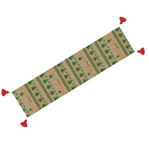 Chemin de table antidérapant 152 cm pour protéger et décorer la table sans glisser - 3